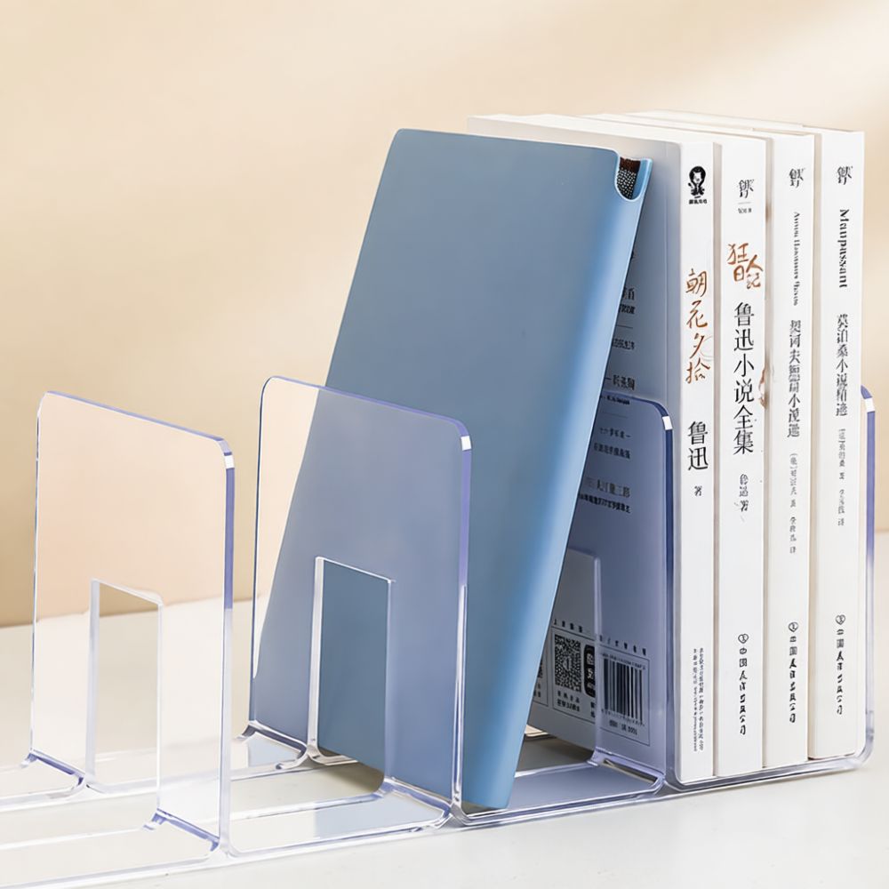 투명한 아크릴 소재의 책꽂이 겸 책상 정리대, 사무용품 - Clear Acrylic Book Stand Holder 리뷰 및 가격