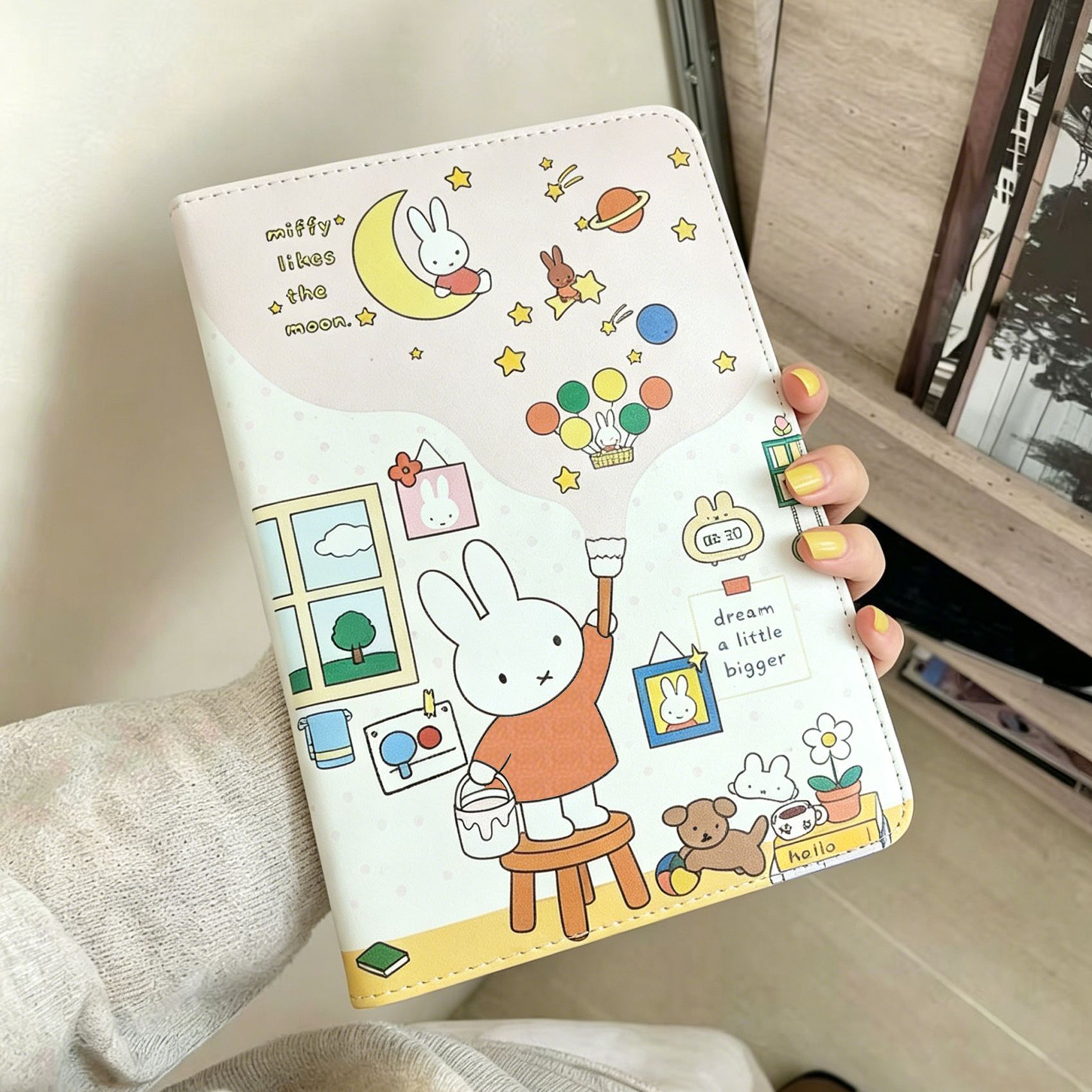 귀여운 미피 B6 크기의 만화 일러스트 노트, 다이어리 - Stationery Books 리뷰 및 가격