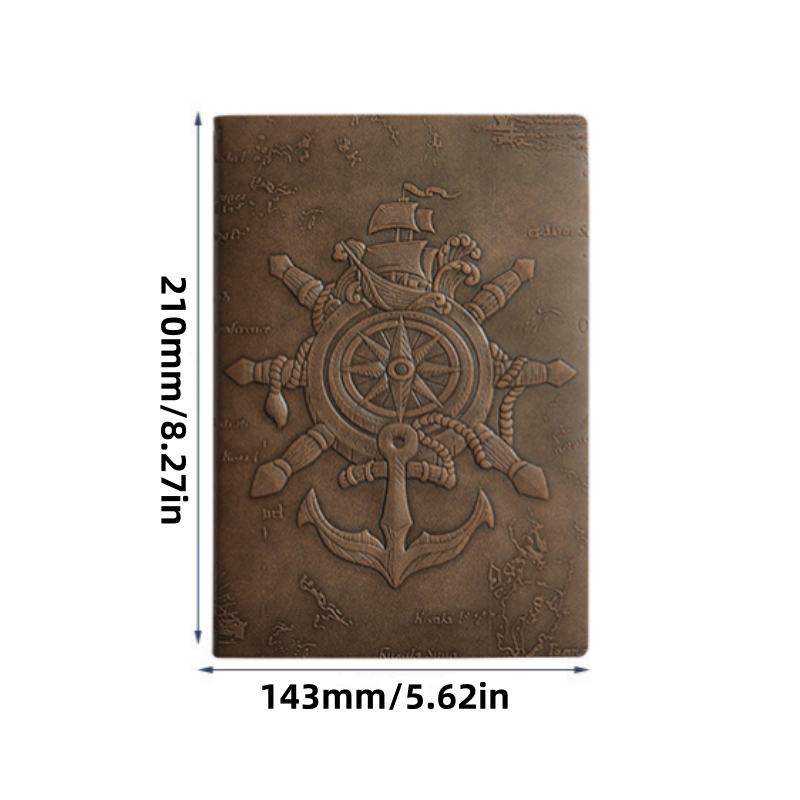 A5 사이즈의 복고풍 노트, 두꺼운 내지, 필기용 노트 - Vintage Leather Journal Notebook 리뷰 및 가격