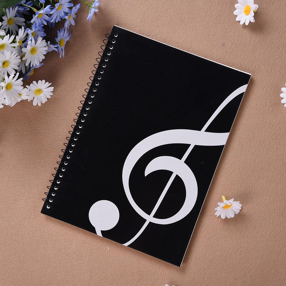 50 페이지 음악 악보 나선형 노트 오선 직원 원고 종 - Blank Sheet Music Notebook 리뷰 및 가격