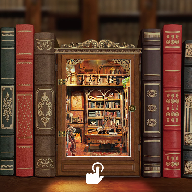 DIY 북 누크 선반 삽입 타임 북 하우스 북엔드 나무 - Diy Wooden Book Nook Kit Shelf Insert 리뷰 및 가격