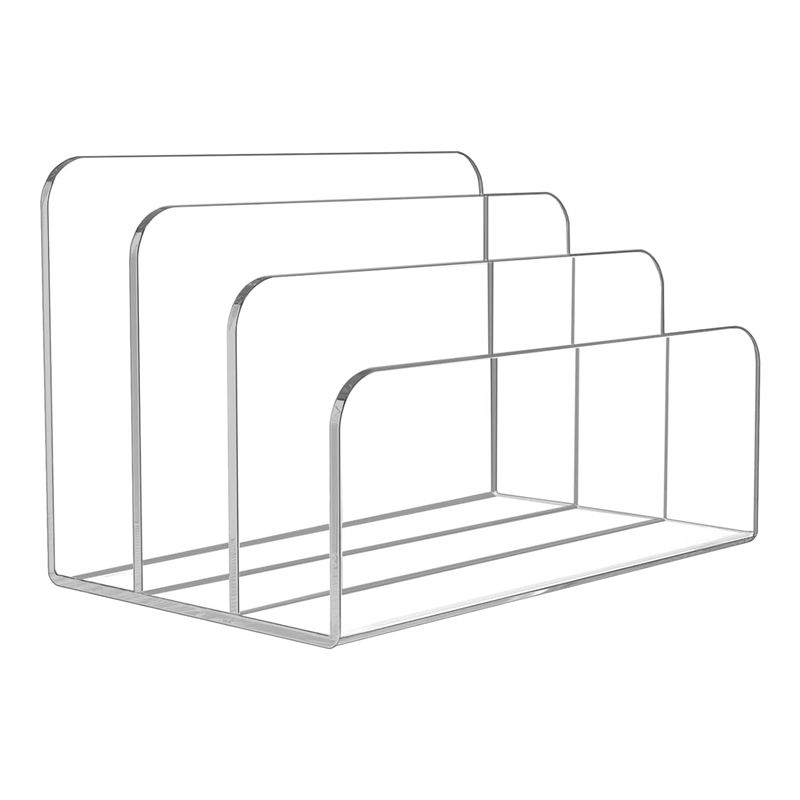 볼트바이브-3단 투명 아크릴 파일 정리대, 투명 아크릴 - Clear Acrylic Book Stand Holder 리뷰 및 가격