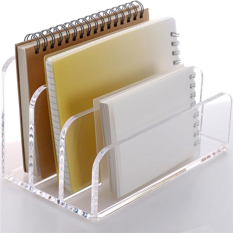 볼트바이브-3단 투명 아크릴 파일 정리대, 투명 아크릴 - Clear Acrylic Book Stand Holder 리뷰 및 가격