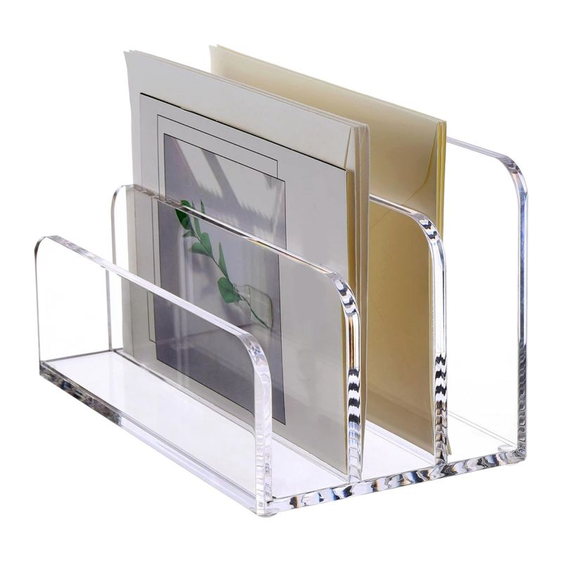 볼트바이브-3단 투명 아크릴 파일 정리대, 투명 아크릴 - Clear Acrylic Book Stand Holder 리뷰 및 가격